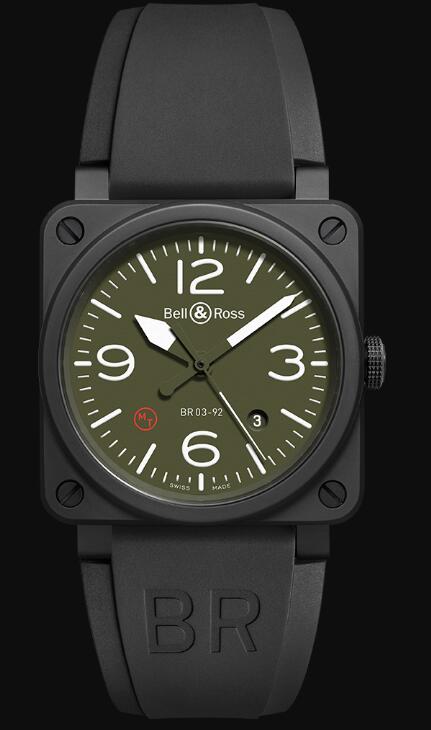Bell & Ross BR 03-92 MILITARY TYPE BR0392-MIL-CE Replica Watch